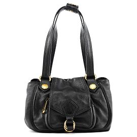 Marc by Marc Jacobs Sac cabas à poches en cuir noir Noir