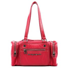 Marc by Marc Jacobs Pink Leather Multi-Pocket Camera Tote Bag Pink
