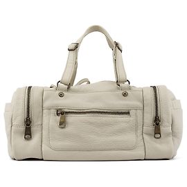 Marc Jacobs Bolso Boston Camera de cuero marfil Blanco
