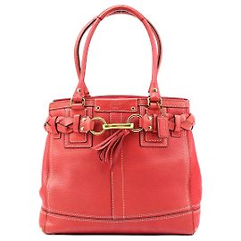 Coach 10530 Sac Cabas Hamptons en Cuir Grainé Rose Rose