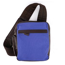 Prada Mochila de lona azul Fall 1999 Azul