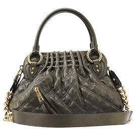 Marc Jacobs Bolsa 2-Way Stam em couro acolchoado cinza Cinza