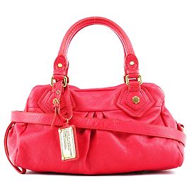 Marc by Marc Jacobs Bolsa 2-Way Classic Q Baby Groovee em couro rosa Rosa