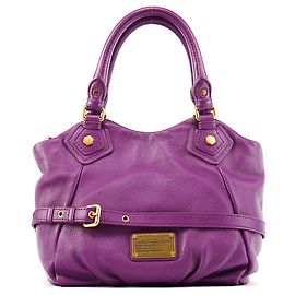 Marc by Marc Jacobs Bolsa 2-Way Classic Q Fran em couro roxo Roxo