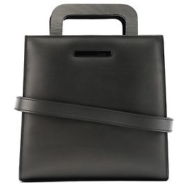 Gucci 001 1434 Sac cabas 2-Way en cuir Anthracite Gris anthracite