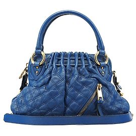 Marc Jacobs Bolso 2-Way Stam de piel acolchada azul Azul