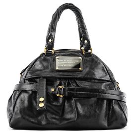 Marc by Marc Jacobs Borsa 2-Way Baby Aidan Twisted Q in pelle nera Nero