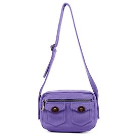 Miu Miu Purple Pocket Mesh Shoulder Bag Purple