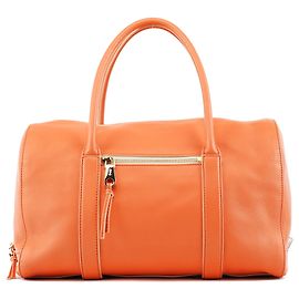 Chloé Sac Boston Madeleine en cuir orange Orange