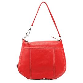 Prada BR1608 Red Vitello Summer Hobo Shoulder Bag Red