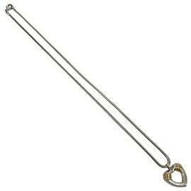 Autre Marque Collana combinata Tiffany Heart Snake Chain Argento D'oro