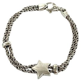 Autre Marque Bracciale Tiffany Vintage Double Rope Star Argento