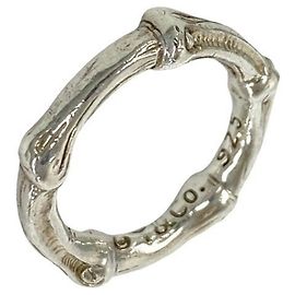 Autre Marque Bague Tiffany Vintage Bamboo en Argent 925 Argenté