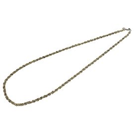 Autre Marque Collar Tiffany Vintage Twist Rope Plata Dorado
