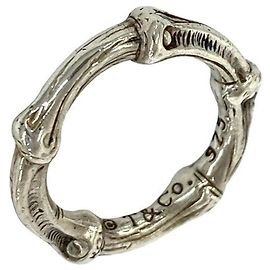 Autre Marque Tiffany & Co. Vintage Bamboo Band Ring Silvery