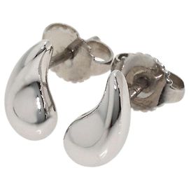 Autre Marque Tiffany & Co. Platin-Stecker-Ohrringe Teardrop Andere