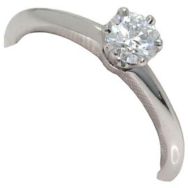 Autre Marque Tiffany & Co. Solitär-Diamantring aus Platin 950 Andere