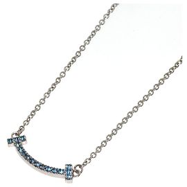 Autre Marque Collar Tiffany & Co. T Smile Mini de topacio azul Otro