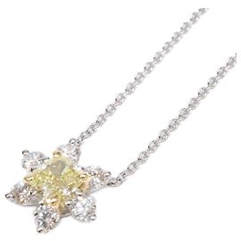 Autre Marque Colar Tiffany & Co. em platina e ouro amarelo com diamantes Dourado Outro