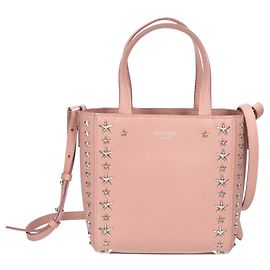 Bolsa de mão com tachas Jimmy Choo Mini Pegasi UUF Prata