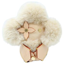 Louis Vuitton Vivienne Hug Backpack Bag Charm Beige