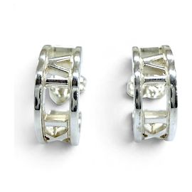 Autre Marque Pendientes de aro Tiffany Open Atlas Plata