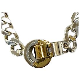 Collar de cadena Bottega Veneta AG925 Plata Dorado