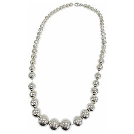 Autre Marque Collar Tiffany HardWear de bolas esmaltadas Plata