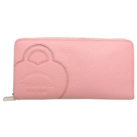 Autre Marque Cartera larga de piel rosa Tiffany & Co. Rosa