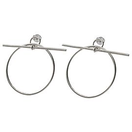 Hermès Orecchini a goccia Hermes Silver 925 Argento
