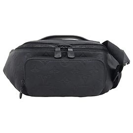 Sac banane Louis Vuitton Monogram Shadow Rush Noir