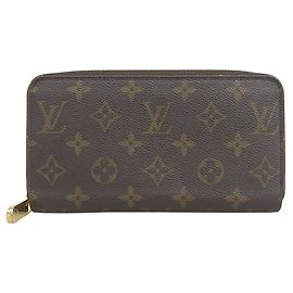 Billetera bi-fold Louis Vuitton Monogram Roja Monograma