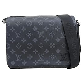 Louis Vuitton Monogram Eclipse District PM NV3 M46255 Schultertasche Monogramm