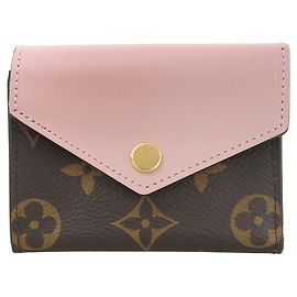 Louis Vuitton Monogram Portefeuille Zoe Folding Wallet Rosa Monograma