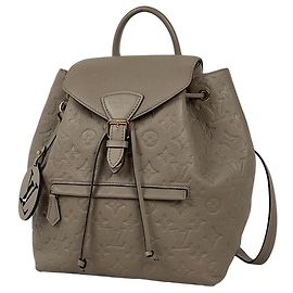 Louis Vuitton Montsouris PM Rucksack Grau