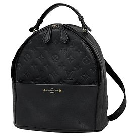 Zaino Louis Vuitton Sorbonne in Monogram Empreinte Noir Nero