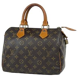 Sac à main Louis Vuitton Speedy 25 Marron