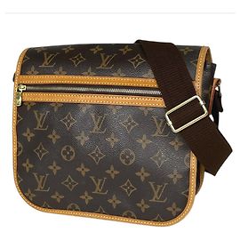Louis Vuitton Monogram Brown Shoulder Bag Brown