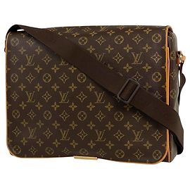 Louis Vuitton Abesses Messenger Bag Brown