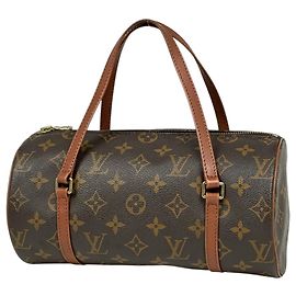 Louis Vuitton Papillon 26 Handbag Brown