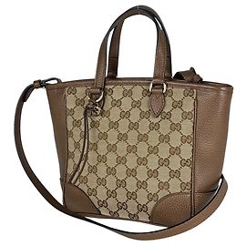 Gucci GG Canvas Handbag Brown