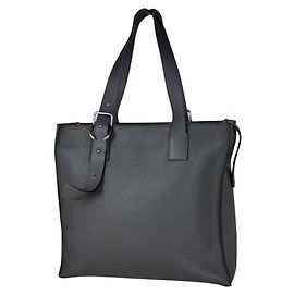 Loewe Gray Leather Tote Bag Brown