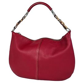 Prada Schultertasche aus rotem Leder Rot
