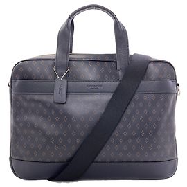 Pasta de Couro Coach Azul Marinho Azul marinho