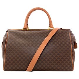 Céline Sac à main Celine Macadam Pattern Marron