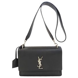 Autre Marque Bolsa de Ombro Saint Laurent Cassandra Preto