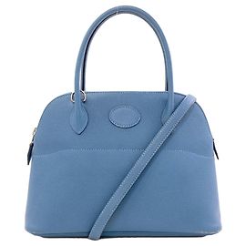 Hermès Borsa a mano Hermes Bolide 27 Blu