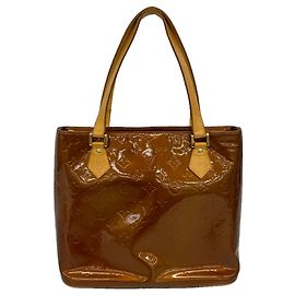 Sac Cabas Louis Vuitton Vernis Houston Bronze