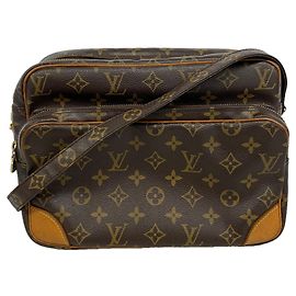Borsa a tracolla Louis Vuitton Monogram Nile Marrone