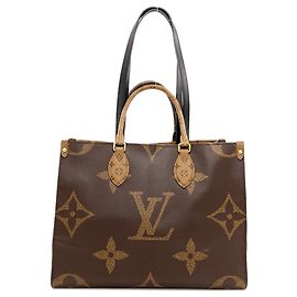 Sac Cabas Louis Vuitton M45321 OnTheGo MM Marron